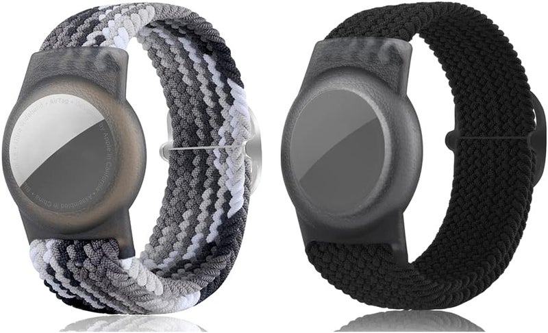 Yizhet Wristband Compatible with Airtag, Adjustable Airtag Bracelet, Soft Airtag Watch Strap for Kids, Teens, Elders - Image 1